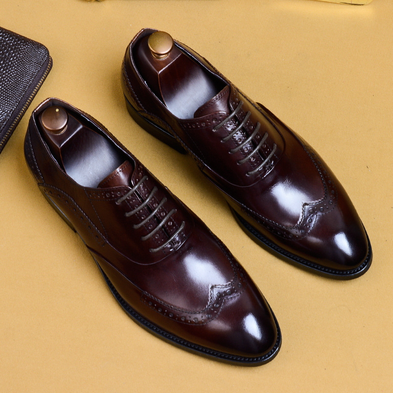 Monk Strap Shoe - Full Grain Leather Men Retro Italian