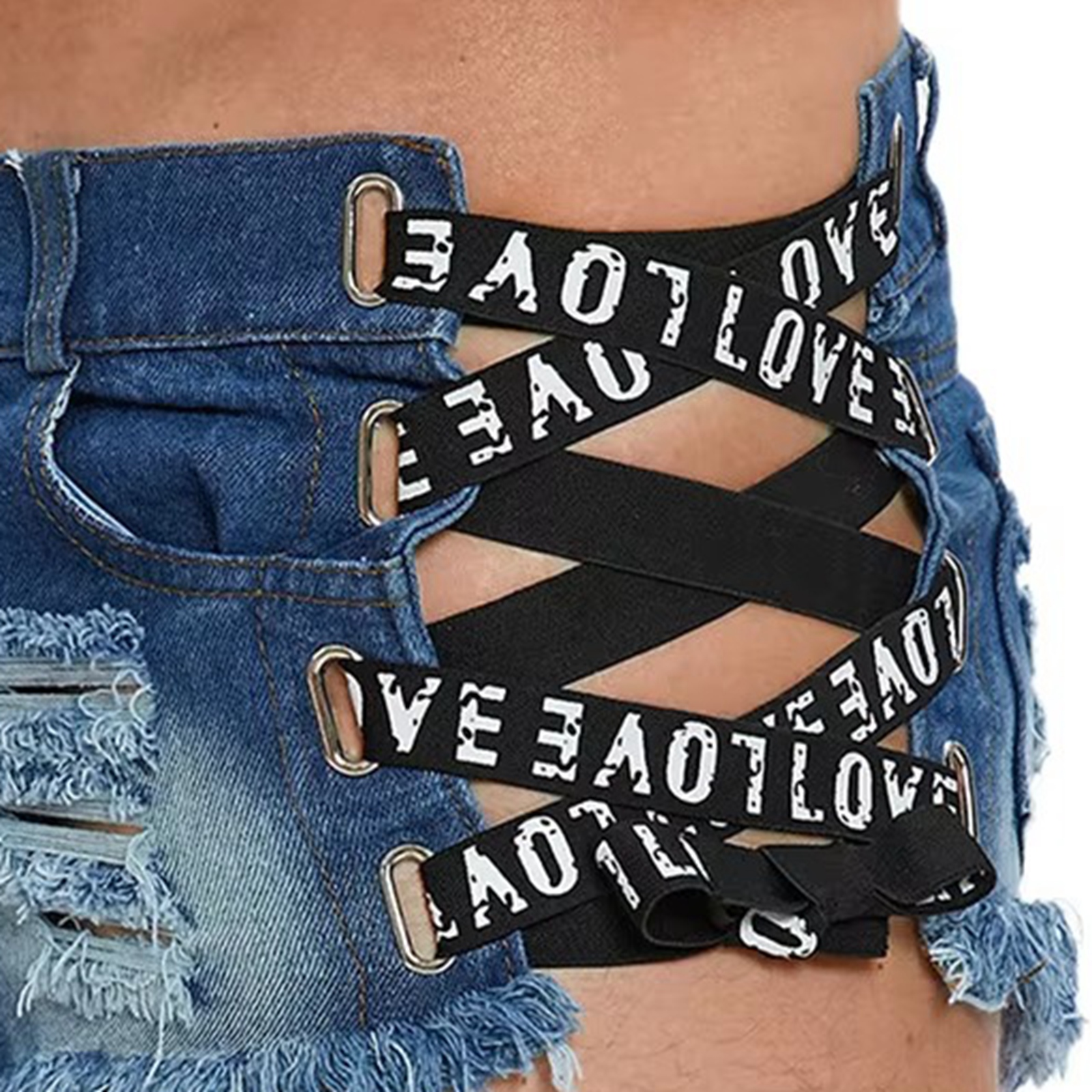 Men'S Shoes With Jeans - Mens Distressed Ripped Mini Denim Shorts