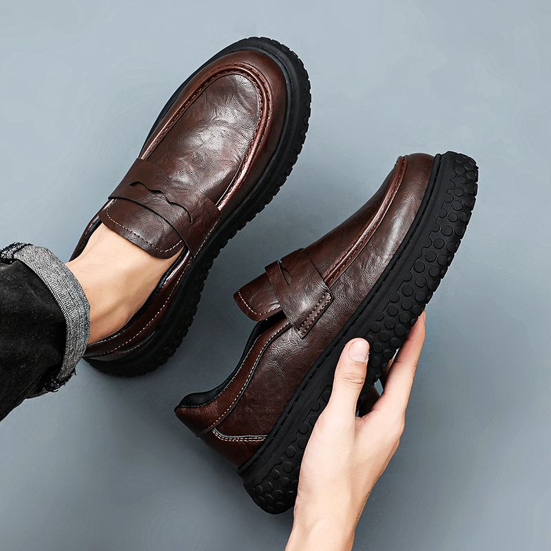 2026 New Men's Loafers Soft Le – Loafer Slip On Men recenzja i cena