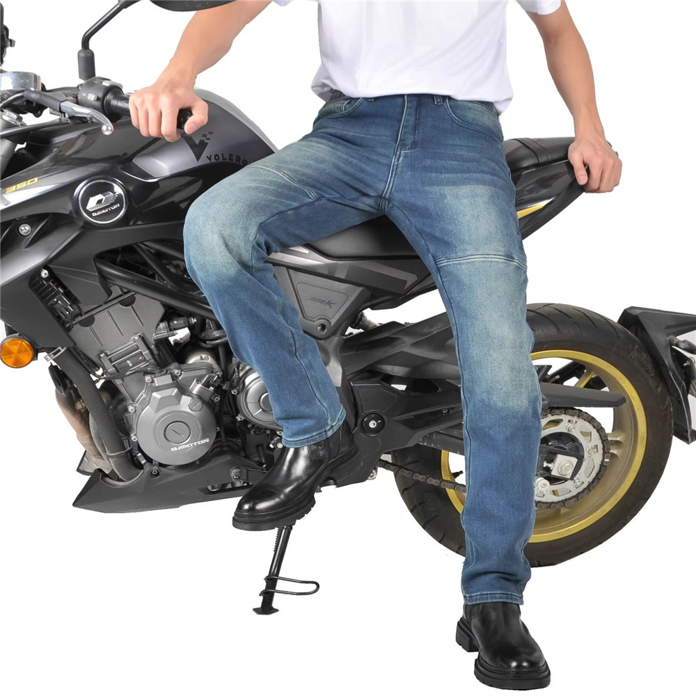 Motorcycle Riding Jeans Pants  – Men'S Shoes With Jeans recenzja i cena