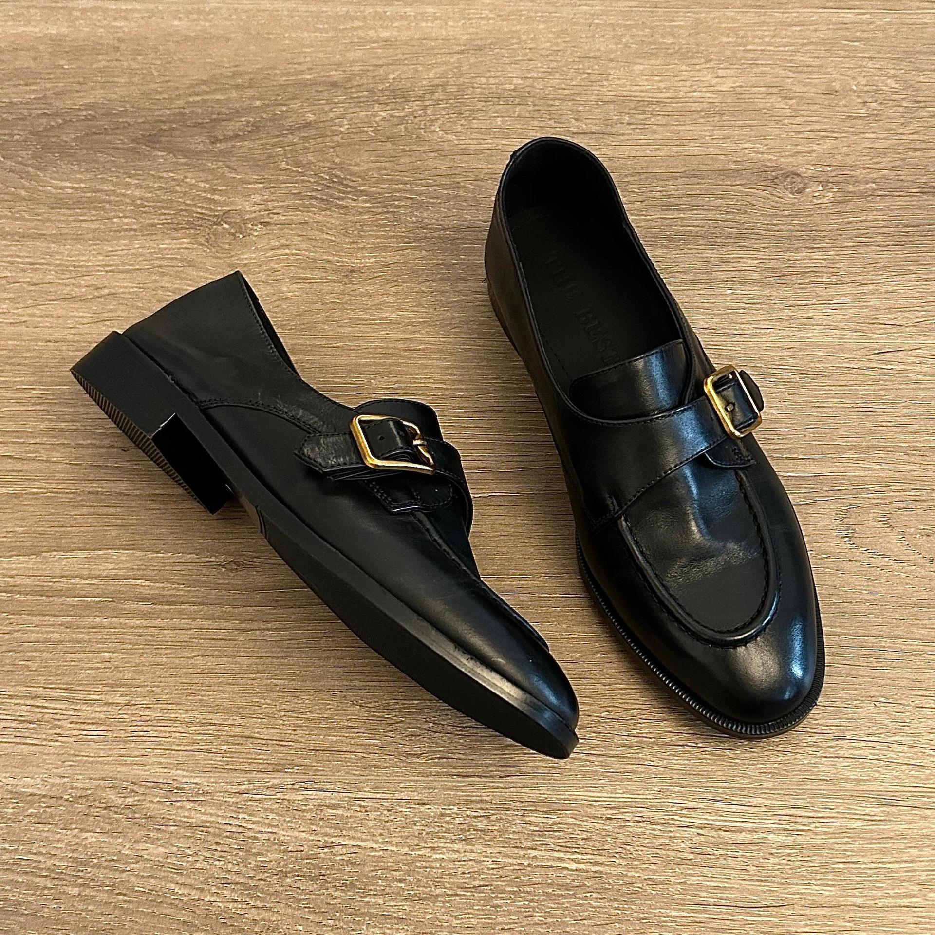 Women's Black Shoes Monk Strap – Monk Strap Shoe recenzja i cena