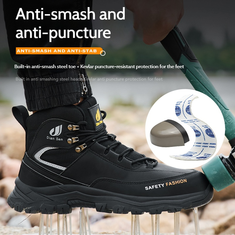 Mens Work Shoes Steel Toe Boot – Hiking Boot Waterproof recenzja i cena