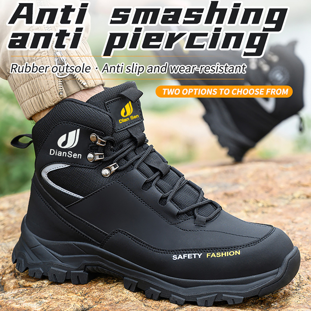 Mens Work Shoes Steel Toe Boot – Hiking Boot Waterproof recenzja i cena