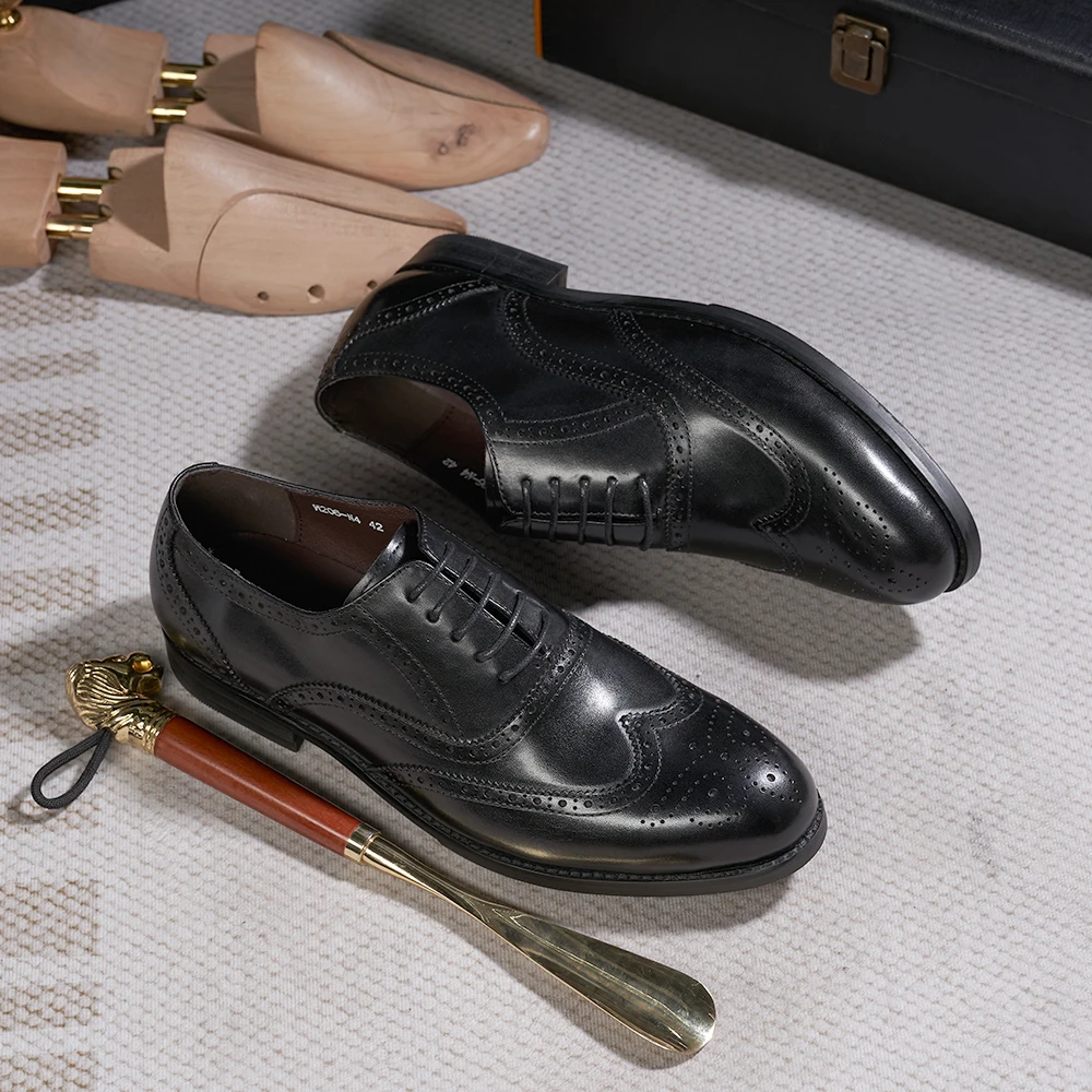 Brogue Style Men's Oxfords Gen – Monk Strap Shoe recenzja i cena
