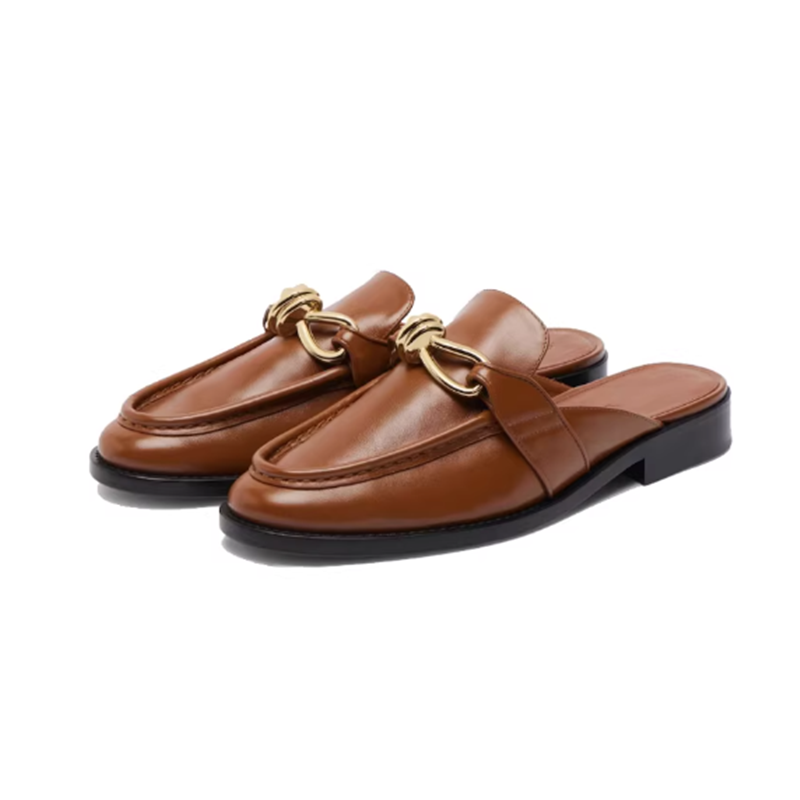 Metal Buckle Half Slippers For – Loafer Slip On Men recenzja i cena
