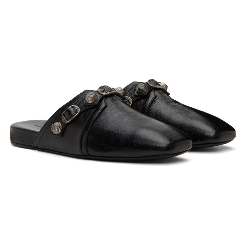 Black Soft Leather Square Toes – Loafer Slip On Men recenzja i cena