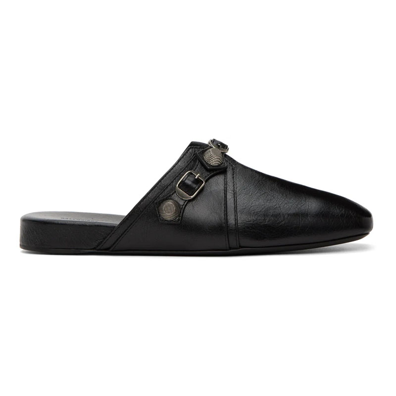 Black Soft Leather Square Toes – Loafer Slip On Men recenzja i cena
