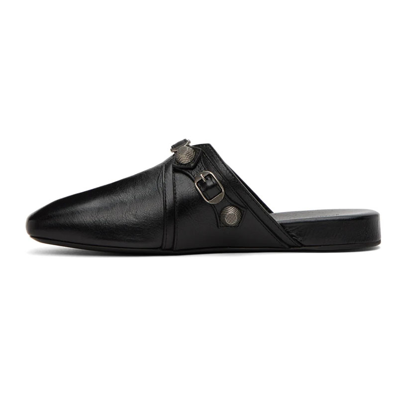 Black Soft Leather Square Toes – Loafer Slip On Men recenzja i cena