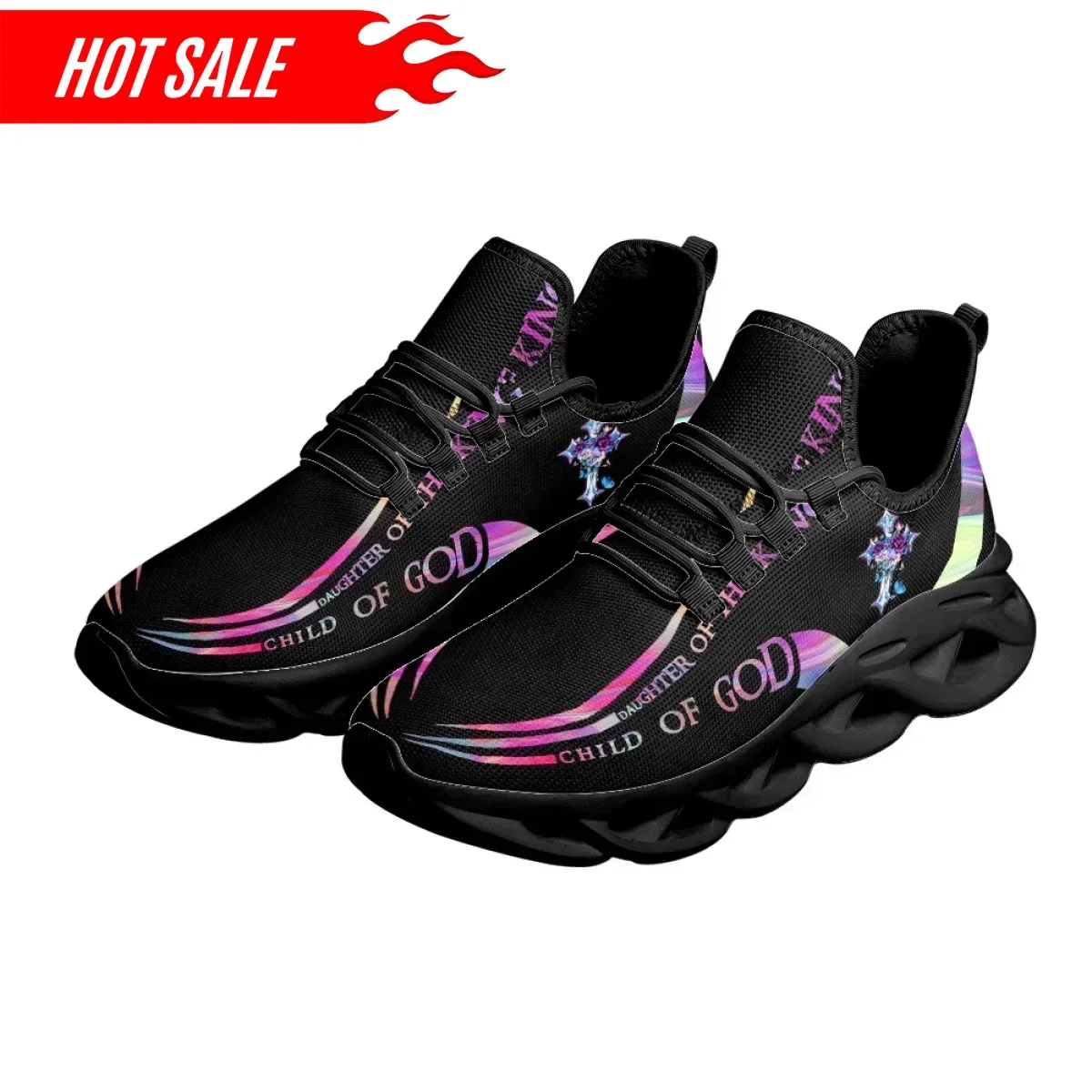 Hot Cross Christian God Print  – Men'S Training Shoes recenzja i cena