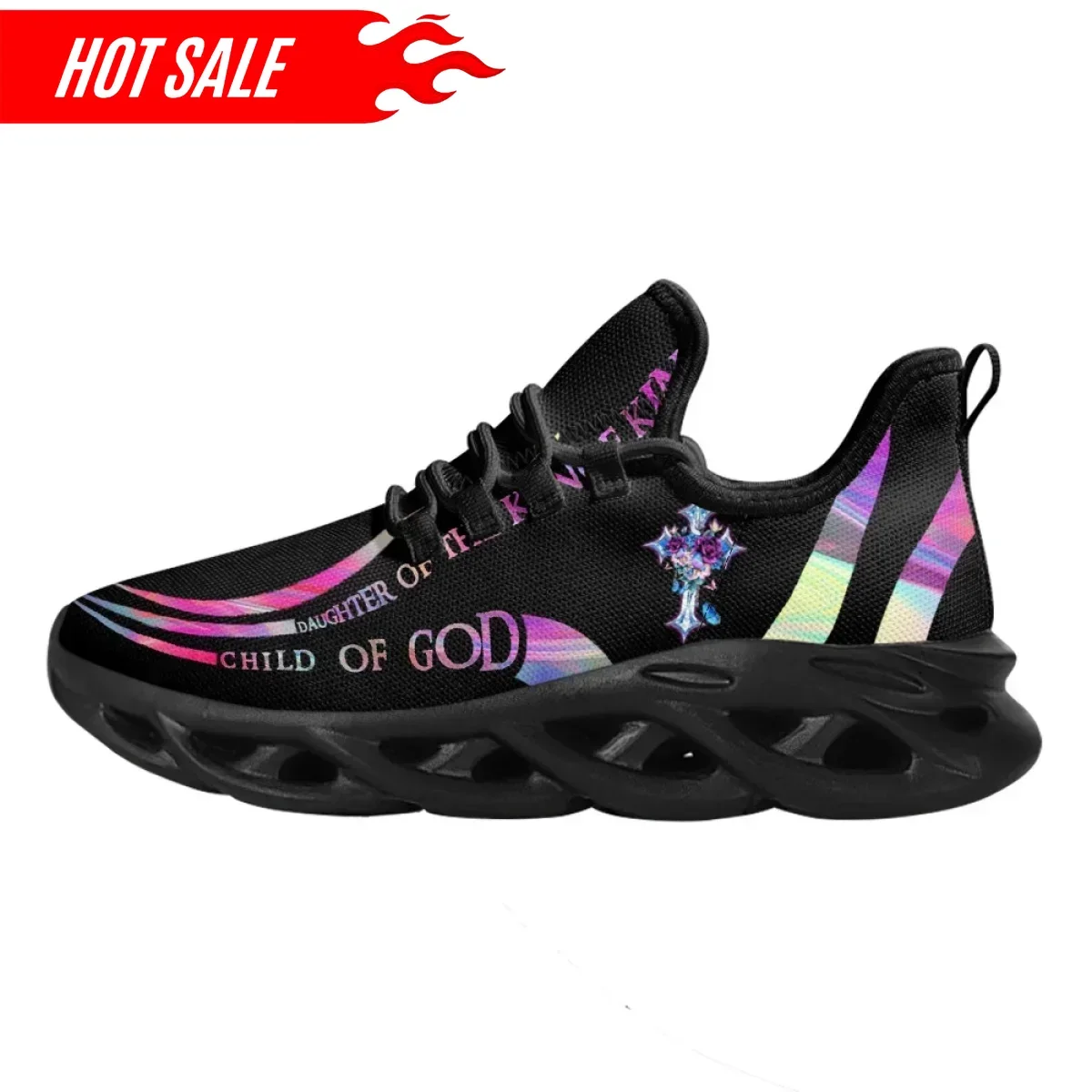 Hot Cross Christian God Print  – Men'S Training Shoes recenzja i cena