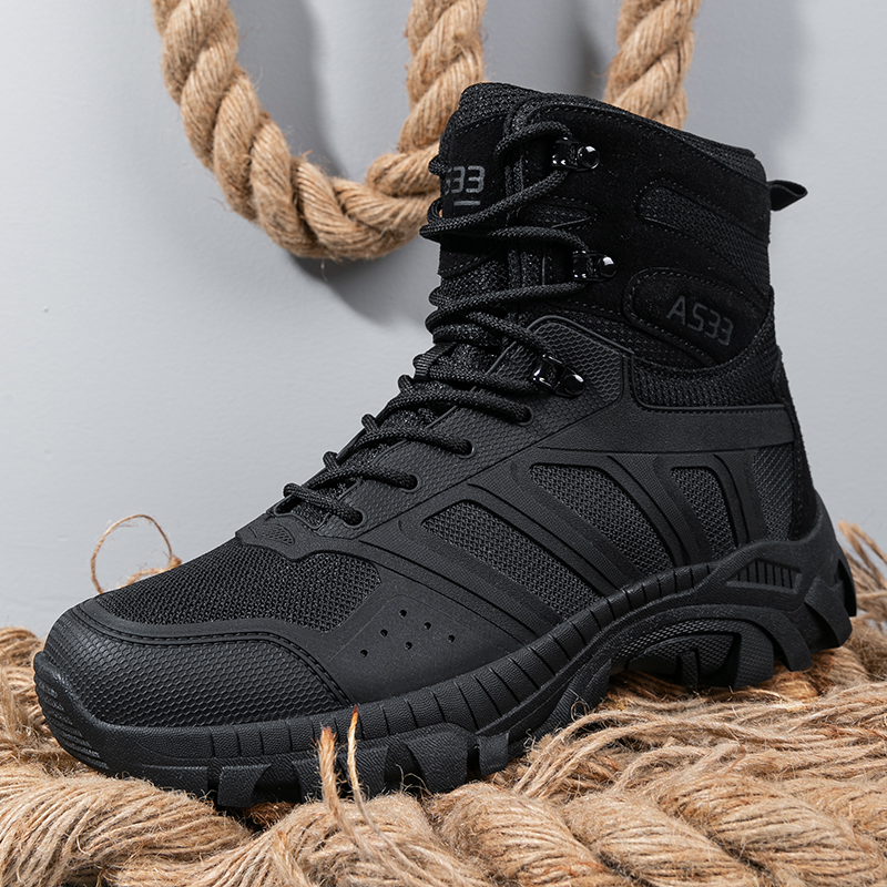 Men Tactical Boots Lace Up Des – Hiking Boot Waterproof recenzja i cena