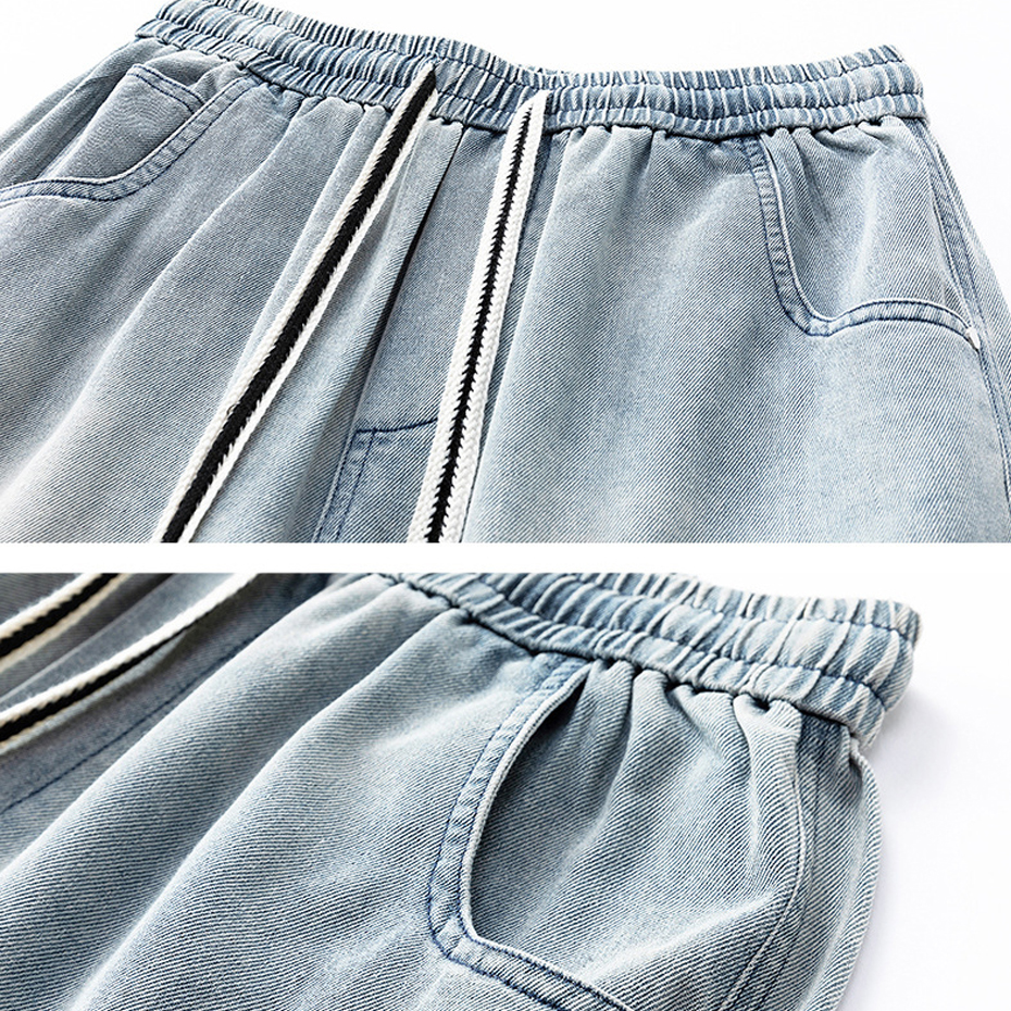 Plus Szie 8XL Denim Shorts Men – Men'S Shoes With Jeans recenzja i cena