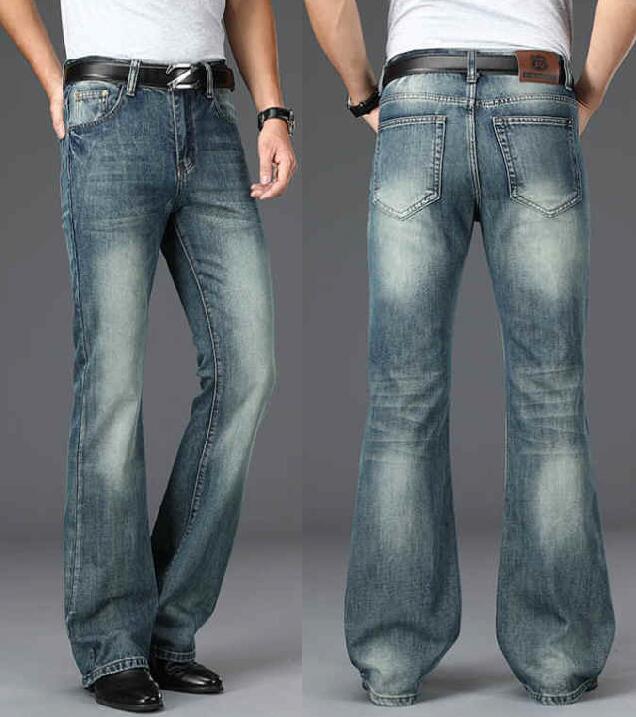 Men's Flared Jeans Loose Men B – Men'S Shoes With Jeans recenzja i cena