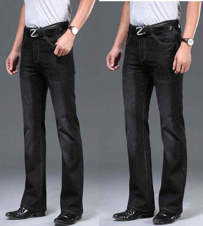 Men's Flared Jeans Loose Men B – Men'S Shoes With Jeans recenzja i cena