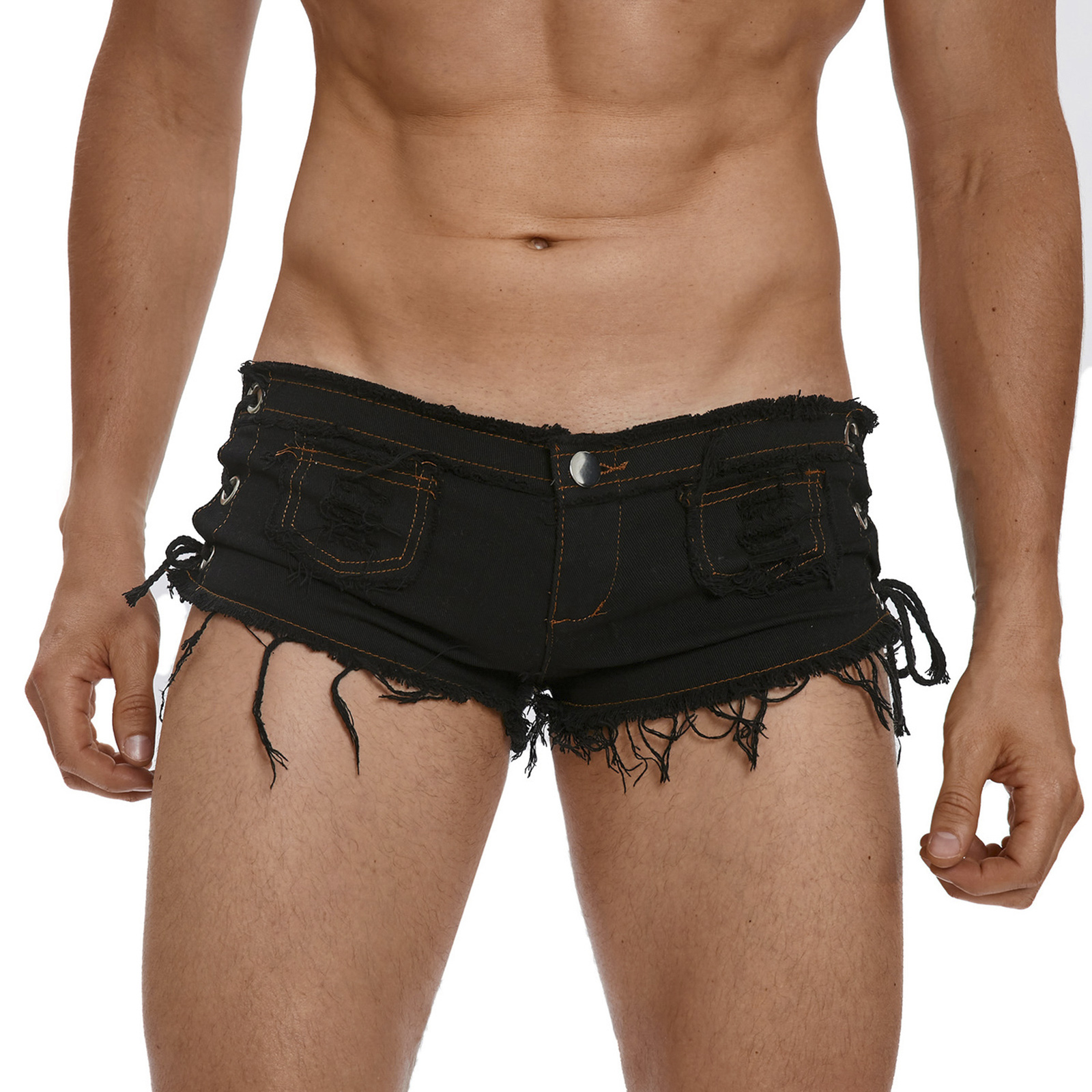 Mens Low Rise Extra Short Hot  – Men'S Shoes With Jeans recenzja i cena