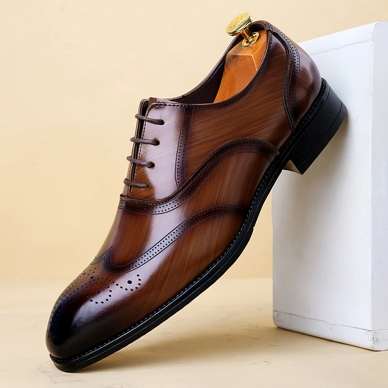 Luxury Brand Men's Glossy Leat – Monk Strap Shoe recenzja i cena