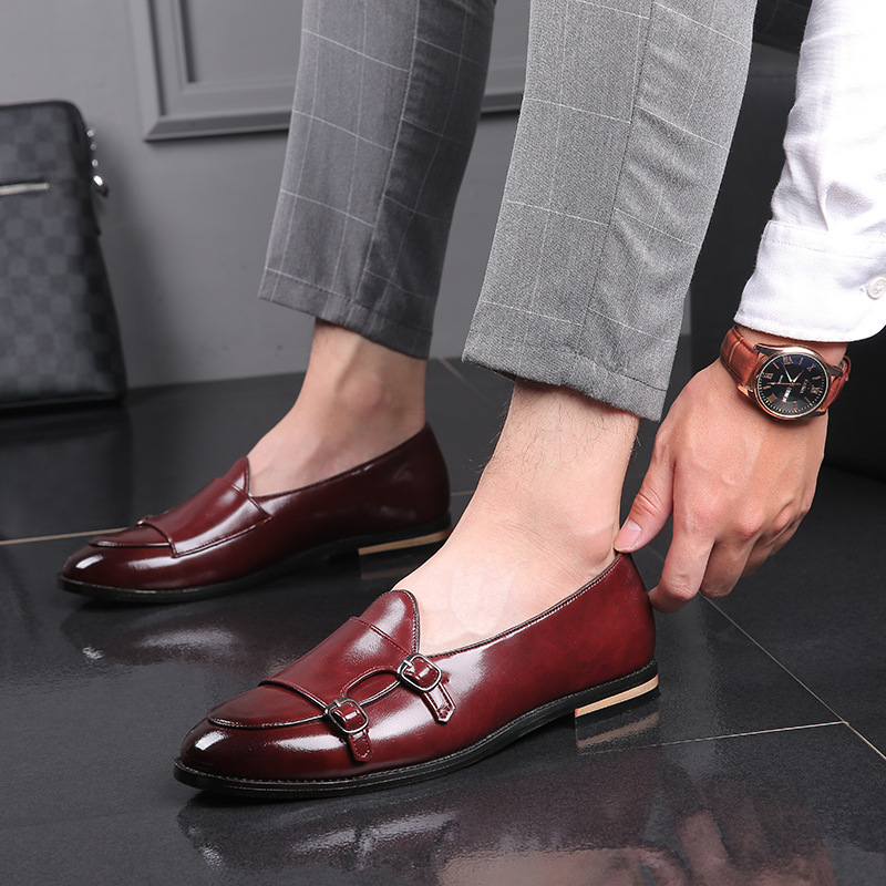 Fashion Men Loafer New Handmad – Monk Strap Shoe recenzja i cena