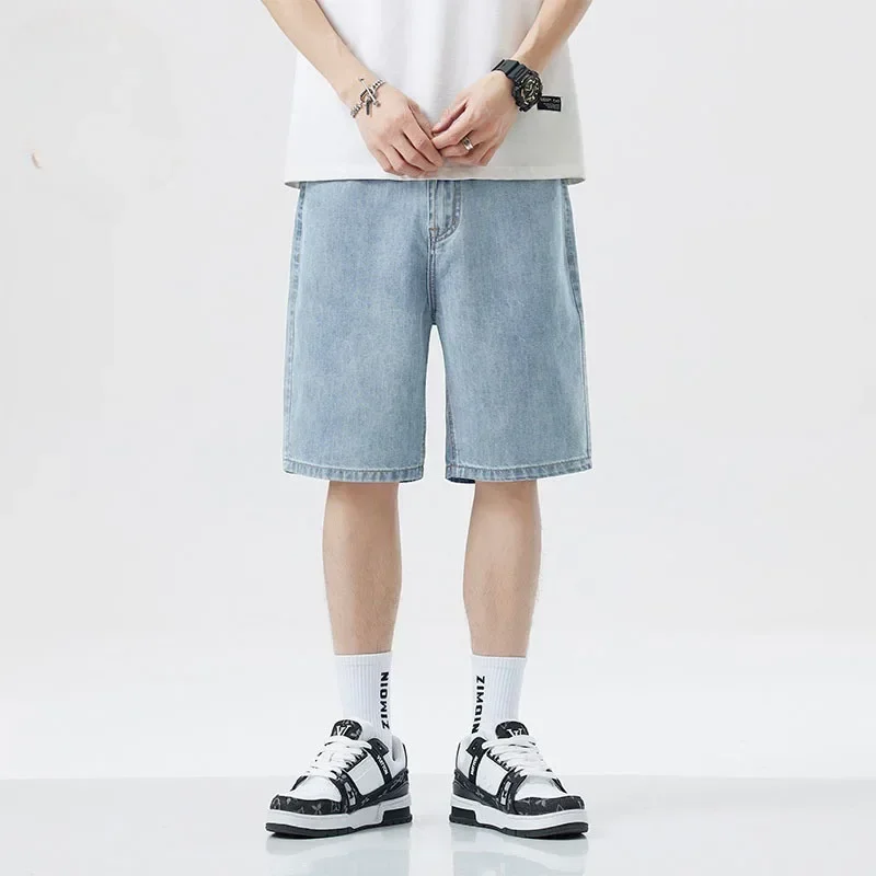 New Summer Shorts Jeans Men De – Men'S Shoes With Jeans recenzja i cena