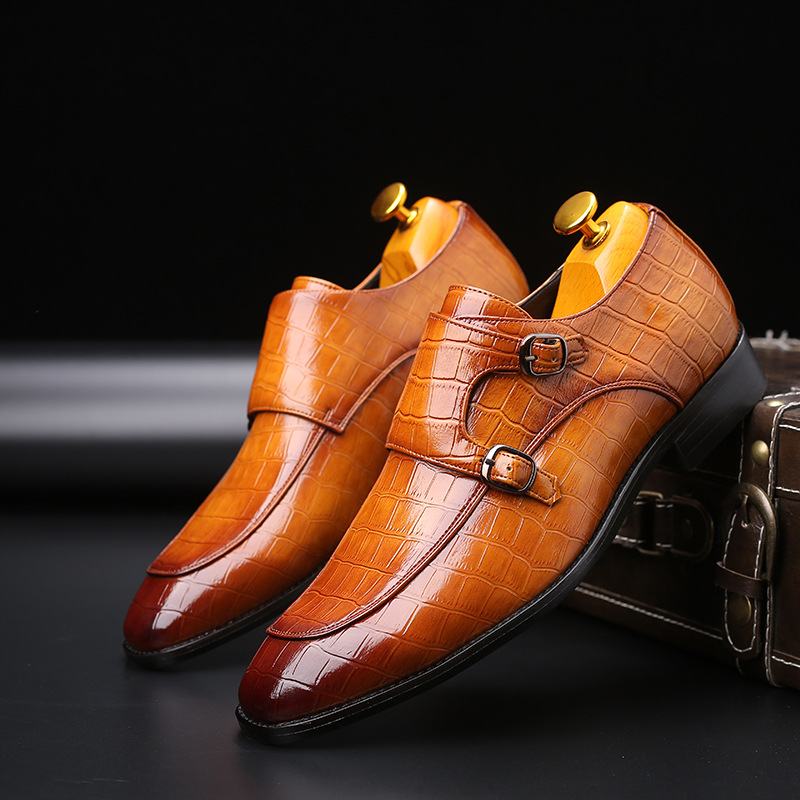 Patent Leather Mens Loafers We – Monk Strap Shoe recenzja i cena
