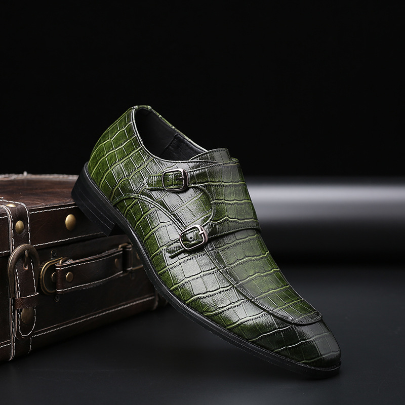 Patent Leather Mens Loafers We – Monk Strap Shoe recenzja i cena