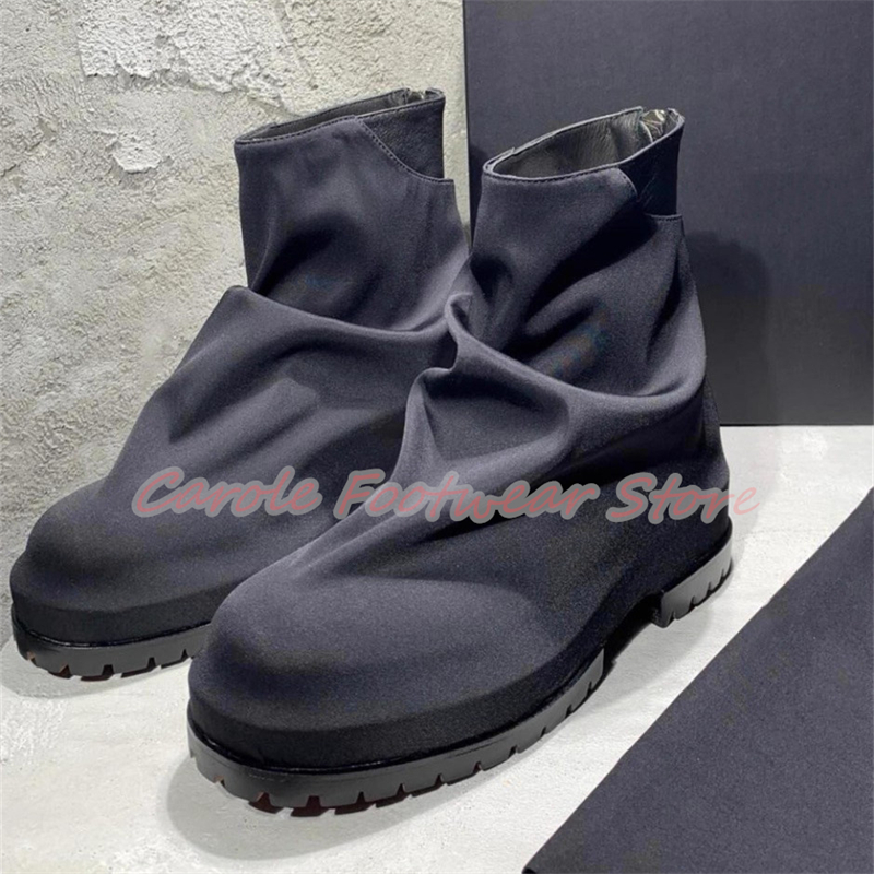 Pleated Nylon Cloth High Top M – Men'S Shoes Height Increase recenzja i cena