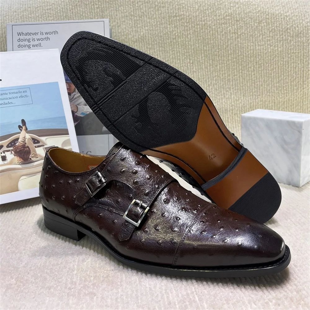 Men's Pointed Python Pattern G – Monk Strap Shoe recenzja i cena