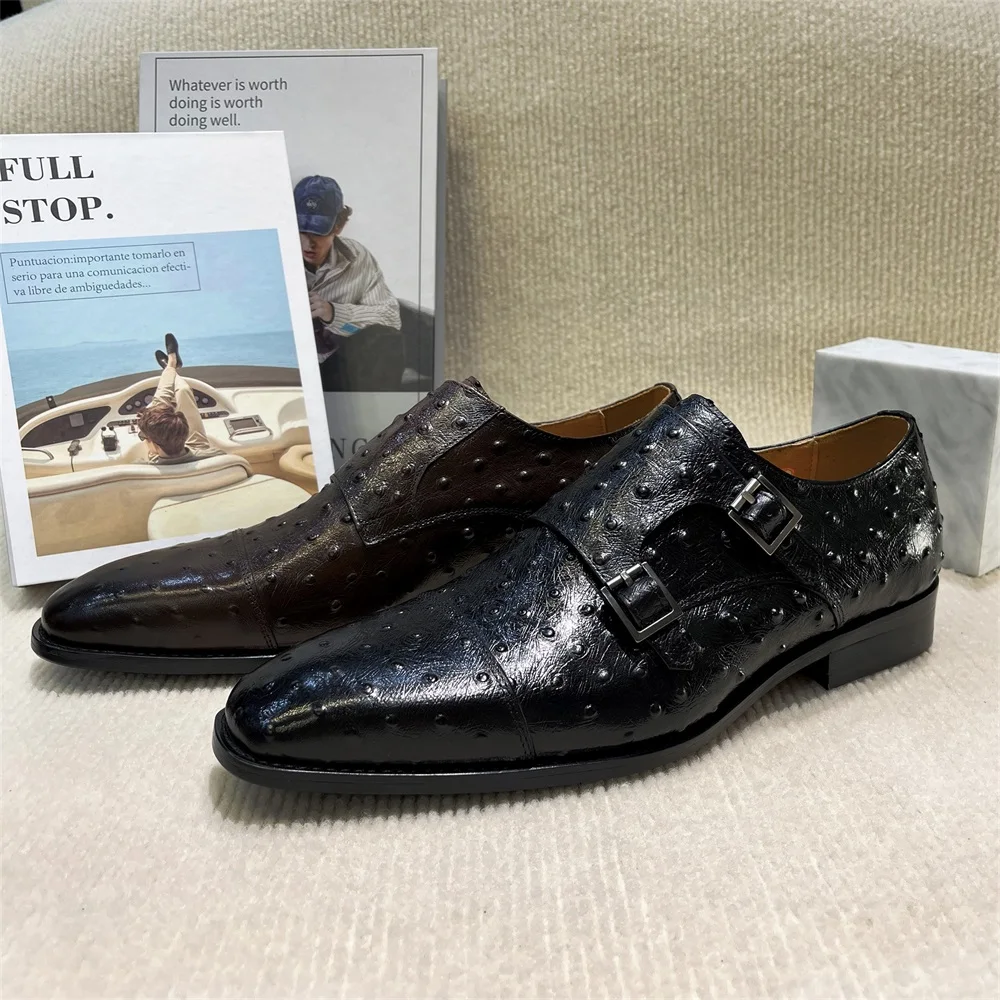 Men's Pointed Python Pattern G – Monk Strap Shoe recenzja i cena
