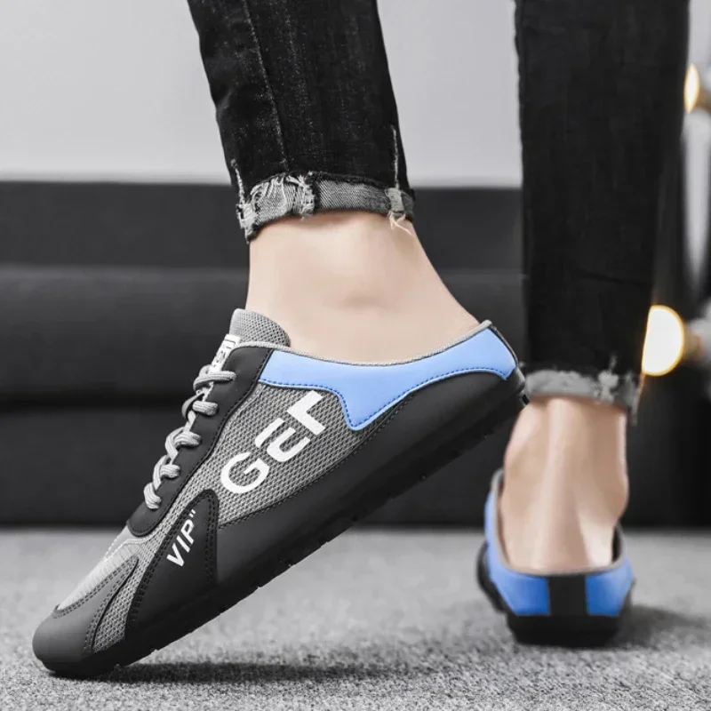 Men Slippers Trend Baotou Shoe – Loafer Slip On Men recenzja i cena