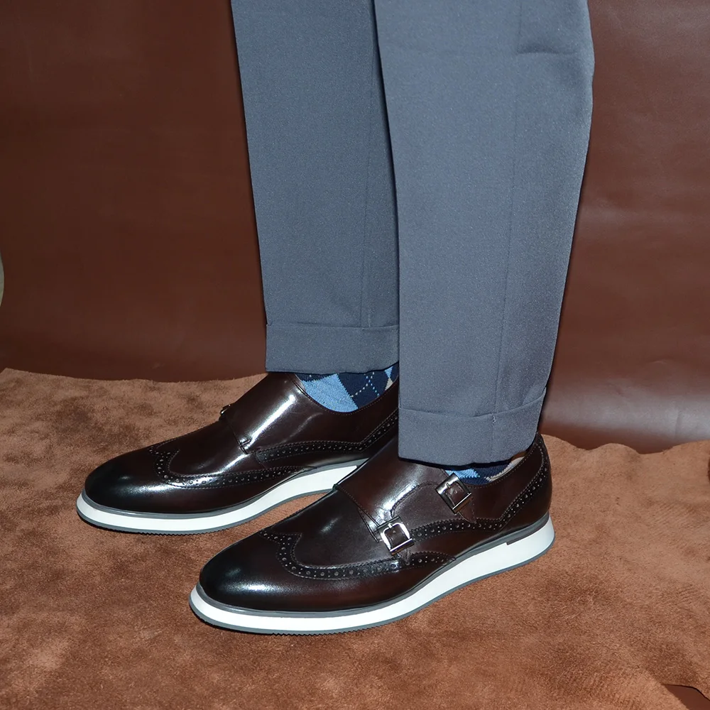 European Luxury Mens Sneakers  – Monk Strap Shoe recenzja i cena
