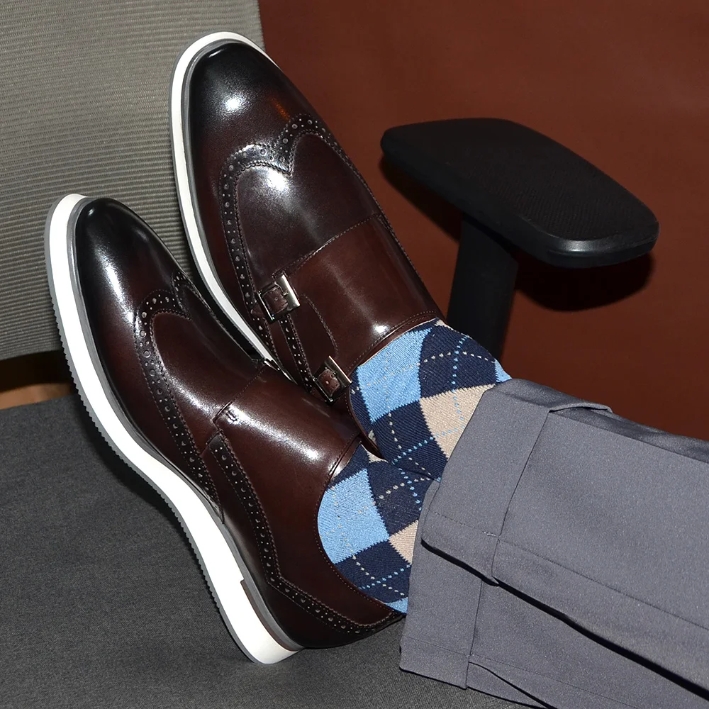 European Luxury Mens Sneakers  – Monk Strap Shoe recenzja i cena