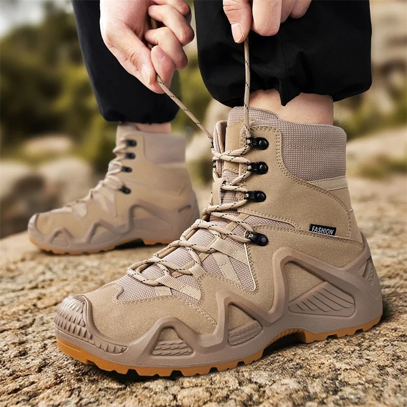 Men Tactical Boots Lace Up Bra – Hiking Boot Waterproof recenzja i cena
