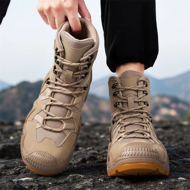 Men Tactical Boots Lace Up Bra – Hiking Boot Waterproof recenzja i cena