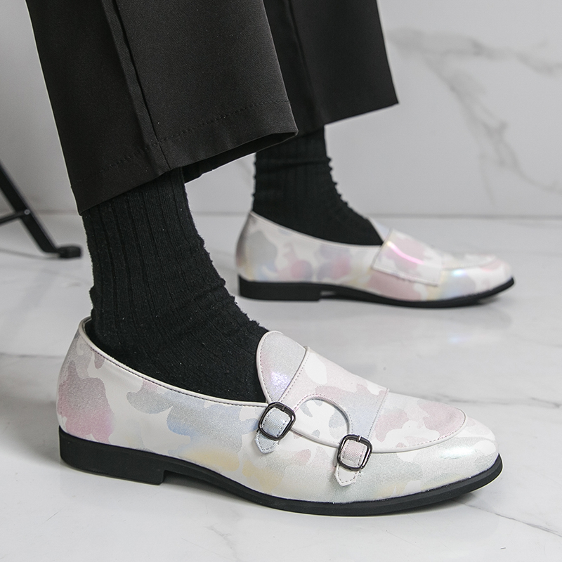 Breathable Mens Loafers Colorf – Monk Strap Shoe recenzja i cena