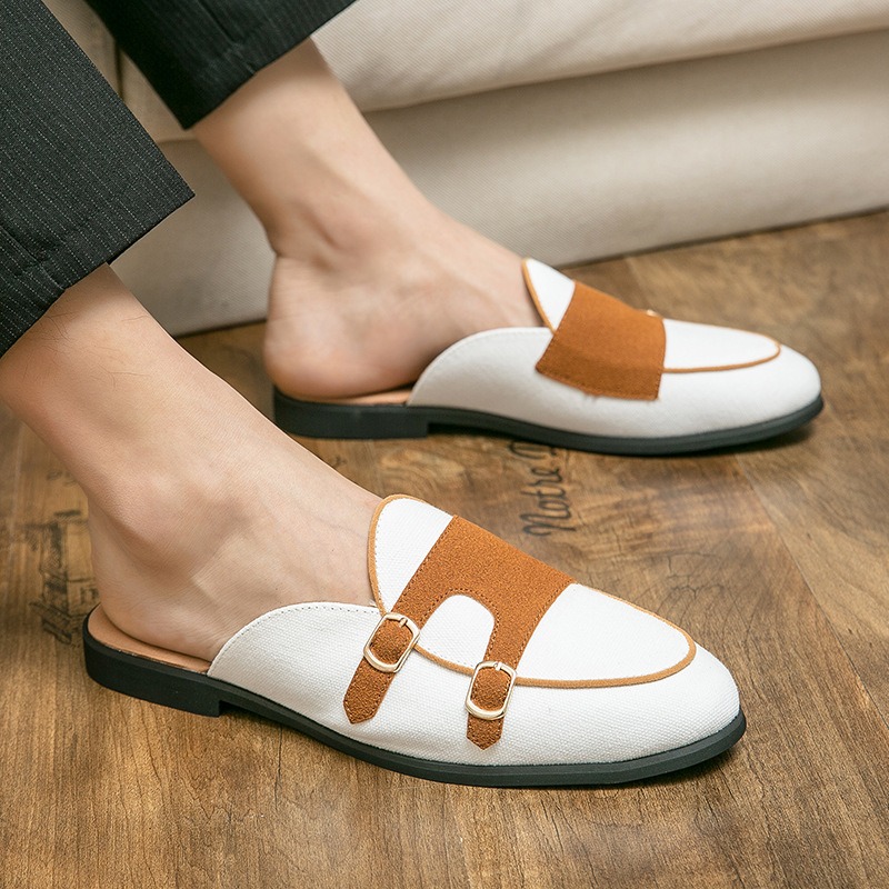 canvas mules half shoes for ma – Monk Strap Shoe recenzja i cena
