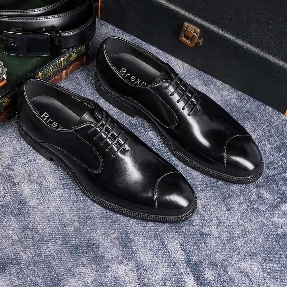 Men's Genuine Cow Leather Oxfo – Monk Strap Shoe recenzja i cena