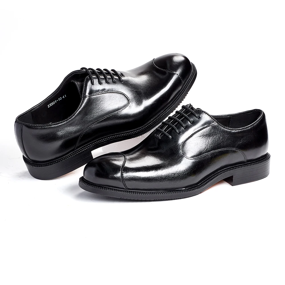 Men's Genuine Cow Leather Oxfo – Monk Strap Shoe recenzja i cena
