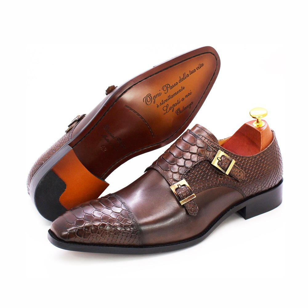 Men's New Business Casual Doub – Monk Strap Shoe recenzja i cena
