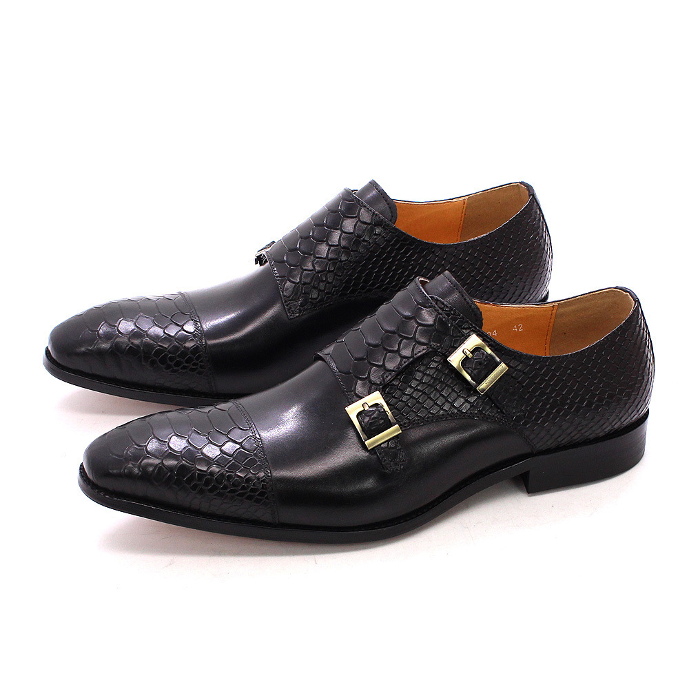 Men's New Business Casual Doub – Monk Strap Shoe recenzja i cena