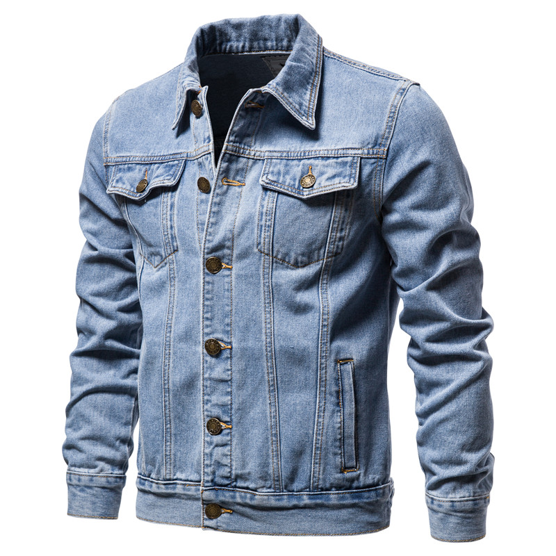 2025 Autumn Men Solid Denim Ja – Men'S Shoes With Jeans recenzja i cena