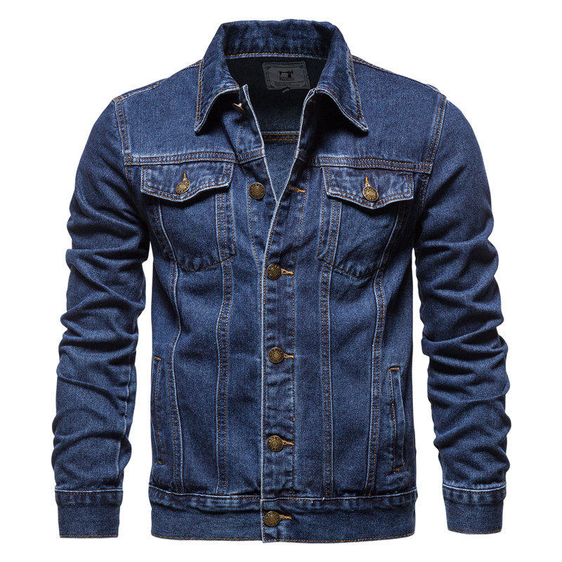 2025 Autumn Men Solid Denim Ja – Men'S Shoes With Jeans recenzja i cena