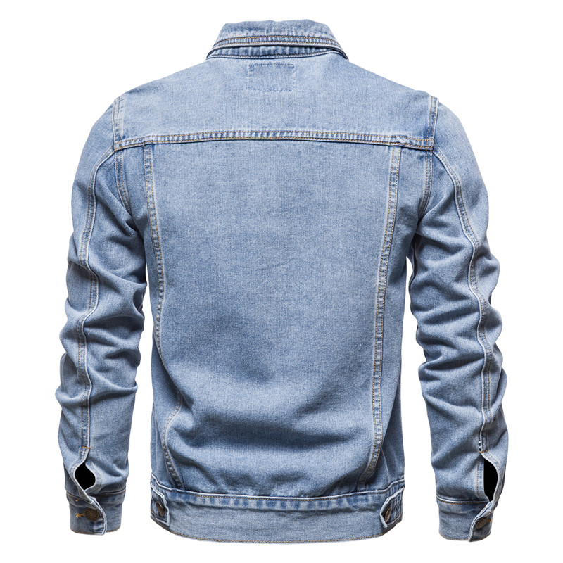 2025 Autumn Men Solid Denim Ja – Men'S Shoes With Jeans recenzja i cena