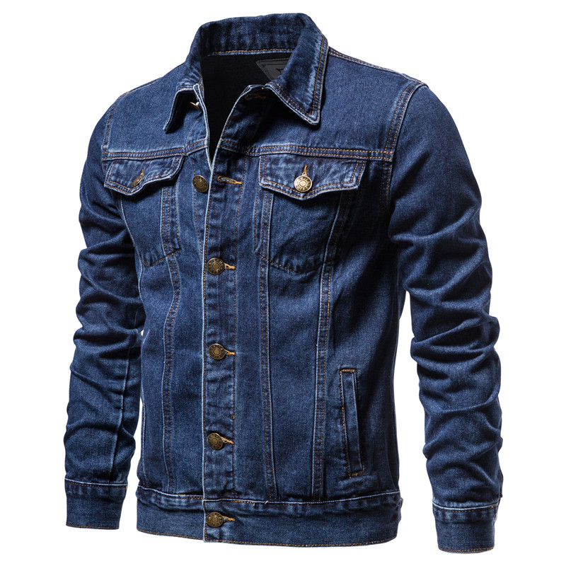 2025 Autumn Men Solid Denim Ja – Men'S Shoes With Jeans recenzja i cena