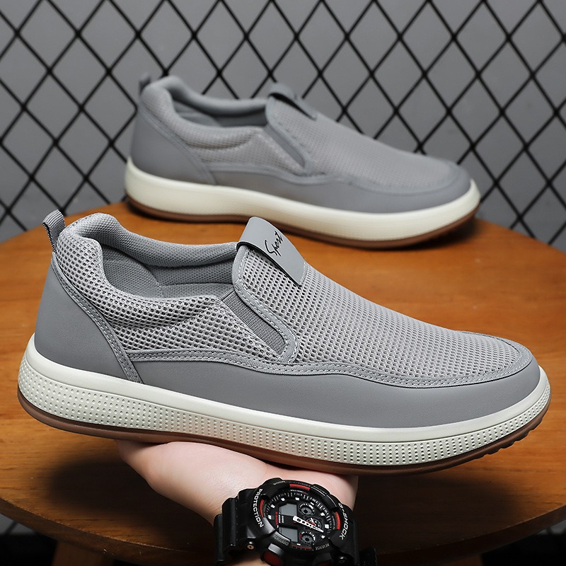Men's Canvas Shoes Breathable  – Loafer Slip On Men recenzja i cena