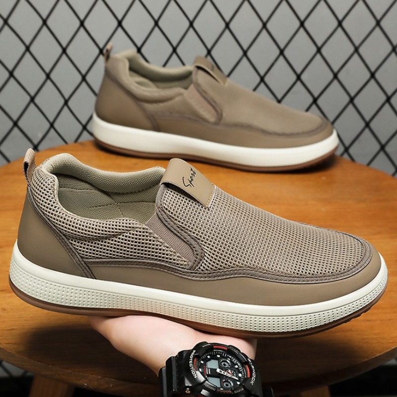 Men's Canvas Shoes Breathable  – Loafer Slip On Men recenzja i cena