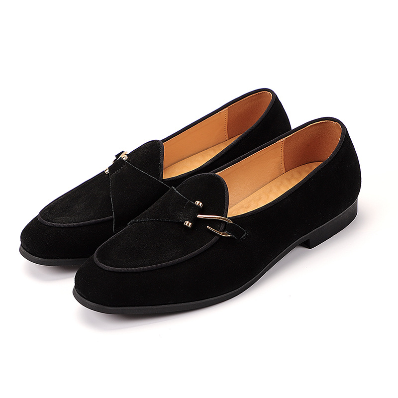 New Mens Trendy Pointed Suede  – Monk Strap Shoe recenzja i cena