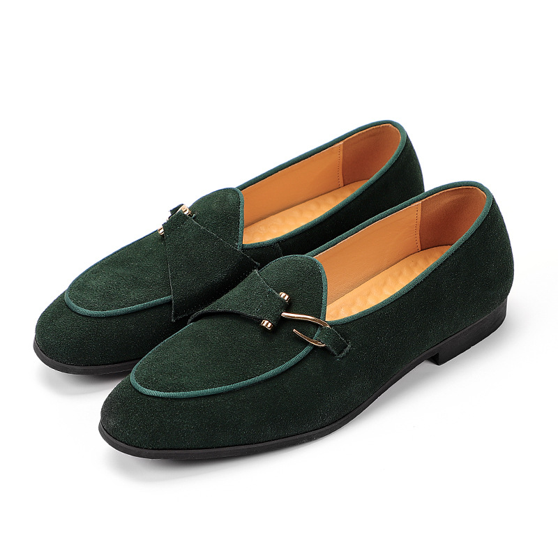 New Mens Trendy Pointed Suede  – Monk Strap Shoe recenzja i cena