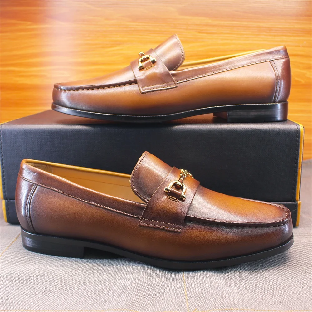 Men's Loafers Dress Shoes roun – Loafer Slip On Men recenzja i cena