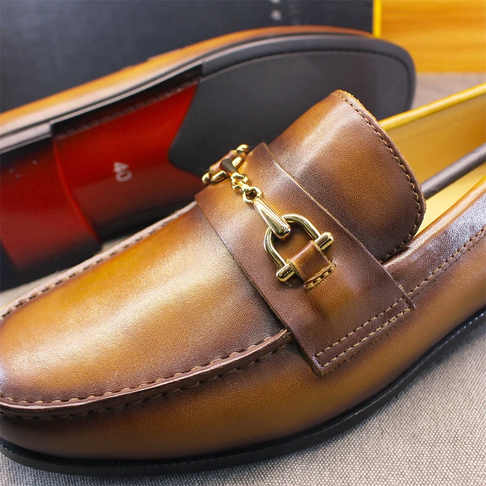 Men's Loafers Dress Shoes roun – Loafer Slip On Men recenzja i cena