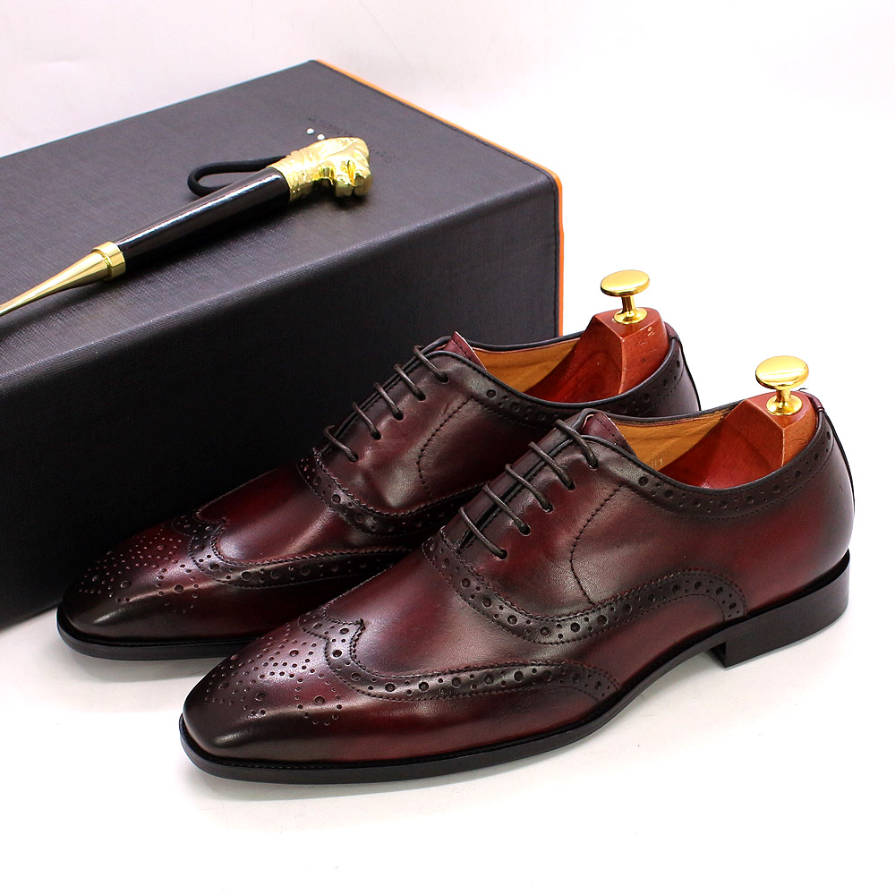 Size 7-12 Handmade Men's Wingt – Monk Strap Shoe recenzja i cena