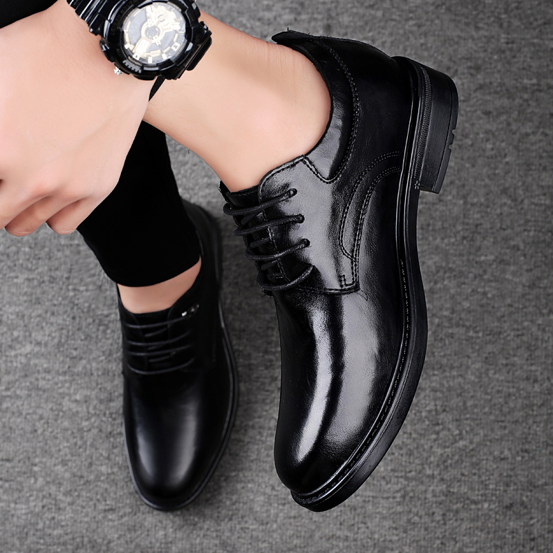 Leather Casual Elevator Shoes  – Men'S Shoes Height Increase recenzja i cena